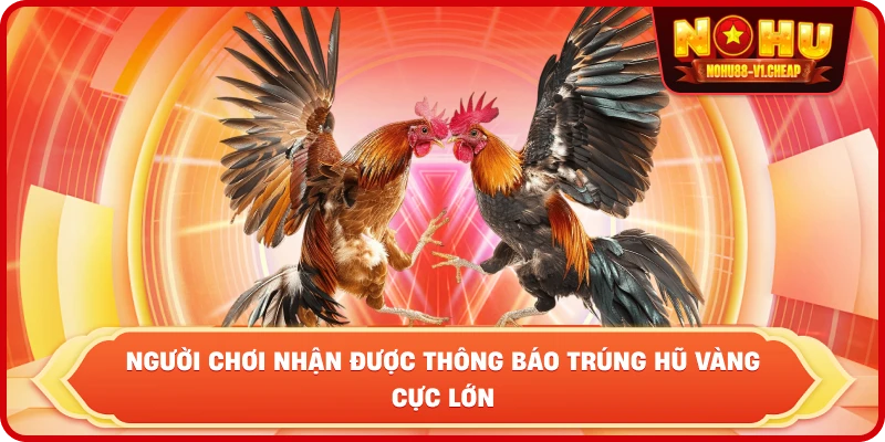 Đá gà cựa sắt NỔ HŨ – Sảnh cược kịch tính, thưởng lớn
